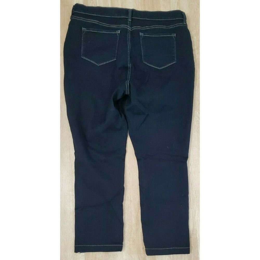 NYDJ Womens Skinny Dark Blue Jeans Size 18 - Picture 2 of 3
